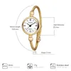 Designer luxury brand watches ry Fashion Gold Bangle Bracelet Women es Stainless Steel Retro Ladies Quartz Wristes Ulzzang Small Clock