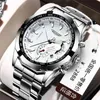 LANGLISHI Automatic Movement Watch Mens Watches Top Brand Luxury Imported Movement Waterproof Luminous Mechanical WristWatch 210804