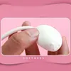 NXY Sex Eggs Cutely Vibraterende EI Aftersbediing Wibratory Voor Vouwen Ofening Vaginale Kegel Bal G-Spot Wibrator Masaż USB Oplaadbare 1215