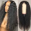 13x4 HD Lace Front Wigs Brasilianska Human Hair Curly Wig