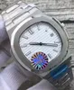 Klassiska nya automatiska mekaniska män Sapphire Glass Back Transparent Black Blue Dial Glide Sooth Second Luminous Watch AAA 2495