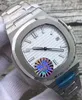 Klassiska nya automatiska mekaniska män Sapphire Glass Back Transarent Black Blue Dial Glide Sooth Second Luminous Watch AAA 256m