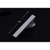 200pcs Colorful 4cm Necktie Pin Skinny Glossy Bar Clasp Slim Tie Clip Wedding Party Gift Men Jewelry Accessory SN