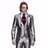 Senaste Coat Pant Designs Beige Men Passar Prom Tuxedo Slim Fit 3 Piece Groom Bröllopskläder för män Custom Blazer Terno Masuclino x0628