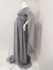 Baby Shower Long Dresses With Cape Fitting Maternity Maxi Gown For Photo Shoot Pregnancy Photography Jersey Stretchy Dress Q0713