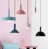 Luces colgantes de estilo nórdico E27 LED, lámpara colgante creativa y moderna, diseño DIY para dormitorio, sala, cocina, restaurante