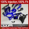 Motocykl Blue Black OEM Łamyki do Hondy CBR 600 F4 FS CC 600F4 CBR600F4 1999 2000 Nadwozie 54NO.129 CBR600FS 600CC 1999-2000 CBR600 F4 99 00 Wtrysk