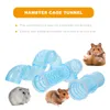 Suministros para animales pequeños, 1 Juego de tubos para hámster, placas de conexión, tubo externo de aventura, túnel DIY