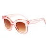 Lunettes de soleil mode femmes surdimensionnées grand cadre Rivet lunettes de soleil abat-jour en plastique concepteur de luxe 8 couleurs