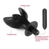 Vibrator Electro Expanding Anus Buttplug Gay Sex Toys男性BDSMショックコルクセット1125