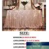 Bordduk S-XL Sequin Bordduk El Restaurang Tabletop Dekoration Party Bankett Polyester Multicolor Luxury