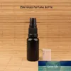 5 pcs / parti 15ml svart glas tom eterisk oljekåpa liten 1 / 2oz Gary parfympotte påfyllningsbar 15cc Atomizer Lock injektionsflaskor Bottles burkar fabrikspris Expert design