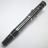 Yamalang Thomas Luxury Pens Black Silver Bar Metal Ballpoint Pen with Black Diamond Office Signature School Writing Statingery8823538