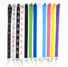 Wholesale 10PCS Blank the red ribbon keychain sling, Fashion mobile phone lanyard, exquisite work certificate neckband, trendy brands can be consulted