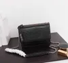 ショルダーバッグラグジュアリーチェーンポーチサンセットハンドバッグ高品質の財布クロスボディレトロデコレーション316S
