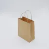 2021 Jewelry Paper Bag Mini Kraft Paper Gift Handle Bag Wedding Party Candy Food Packaging Bag 10*5*12cm