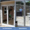 Adesivos de janela Top One Way Mirror Filme Autoadesivo Reflexivo Solar Privacidade Matiz para Casa Azul Prata Glass5312095