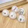 White Printed Decorative Round Ceramic Knob pulls, Cabinet Hardware, Modern Wardrobe Furniture Door Handle Drawer-pulls SN2935