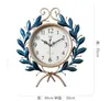 The latest wall clocks, 55X49CM American art, light luxury, creative fashion wall clock, modern simple household living room personality quartz