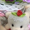 12cm 9 Colors Bear Plush Toys Mini Teddy Bear Dolls Small Gift for Party Wedding Present Pendant Cute Doll