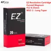 EZ Revolution Tattoo Needles Cartridge Magnum Curved Round # 12 (0,35 mm) Lång Taper 5.5 Tillför 20 st / låda 211229