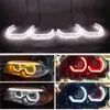 Auto dag looplicht marker lichten drl led angel ogen voor BMW E90 E92 E93 F30 F35 E60 E53 Ultra Bright6459679