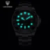 LIGE Design Marque De Luxe Hommes Montres Automatique Noir Montre Hommes En Acier Inoxydable Étanche Business Sport Montre-Bracelet Mécanique 210517