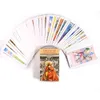 Tarot du pont de la Renaissance avec cinq langues pour les débutants Divination 78 jouet de plateau de jeu de cartes en couleur populaire