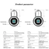 Smart Fingerprint Safe USB Charging Rechargeable Waterproof Door Lock Anti-Theft Security s Luggage Case Locks6200123