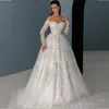 Элегантные пляжные свадебные платья в линейке кружева аппликации с плеча BOHO BRIDAL платье для женщин на заказ халат де Марие