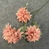 Artificial Three-Headed Ball Chrysanthemum Simulation Flowers Wedding Hotel Photography Home Decoration