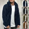 Giacche da uomo Parka con cappuccio in pelliccia sintetica Giacca invernale addensata Cappotto casual sfocato caldo Abiti comodi Moda maschile Top morbido