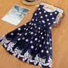 Baby Girl 2021 Spring Princess Sleeveless Kids Dress for Girls Blue Red Children Clothing Casual Wear School Outfits 6-12Y Teens Q0716