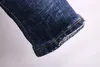 DSQ PHANTOM TURTLE Jeans para hombres Jeans de diseñador italiano para hombres Skinny Ripped Cool Guy Causal Hole Denim Fashion Brand Fit Jeans Hombres Pantalones lavados 65251