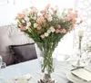装飾的な花の花輪10頭/ブーケ小さな人工的なバラの花DIYの結婚式の家の装飾バラのギフト