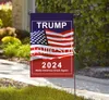 Trump 2024 Drapeau Make America Super à nouveau Republican Etats-Unis Flags Anti Biden Jamais Americas President Garden Campagne Banner Party Fournitures DD414