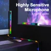Автомобильная голосовая активированная ритм-световая палка 32-разрядный аудио-спектр RGB-спектр пик