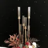 Metall Candlesticks Flower Vases Candle Holders Wedding Table Centerpieces Candelabra Pillar Stands Party Decor Road Lead EEA48414428491