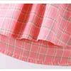 Summer Light Dresses Koreansk stil Plaid Princess Kids Clothing Girl Clothes for Girls 210528