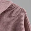 GIGOGOU Winter Wool Solid Women Knitted Folr Turtleneck Sweater Oversized Throat Soft Female Jumper Cashmere Pullovers Tops 210922