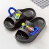 Barnens tofflor sommarhushålls badrum bad par inomhus icke-slip förälder-barn flip flop män mjuka botten skor qq490 210712