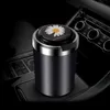 Car multifunctional creative fashion cartoon little daisy lid led ashtray car smoking supplies