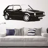 Abnehmbare Vintage XL großes Auto Golf GTI Mk1 klassische Wandkunst Aufkleber Aufkleber Home Dekoration Kunst Wandbild Papier Auto Aufkleber A-100 210705