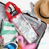 summer swimming Fashion Clear Plastic portable Handbag PVC Beach Bag