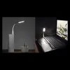 10 st USB Light Små skrivbordsbordlampa LED Gadget Night Home Reading Skriva Energibesparande Portable 360 ​​Böjning Kreativ present till laddare dator Laptop Power Bank