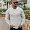 T-shirt da uomo Marca Uomo Fitness Moda Allenamento T-shirt a maniche lunghe Uomo Sportivo Allenamento Trend Confortevole