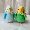 14 cm Wellensittich Plüschtiere Weiche Echte Wellensittich Kuscheltiere Spielzeug Realistische Vögel Stofftiere Geschenke Für Kinder Kinder H0824