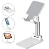 Metal Desktop Phone Holder Tablet Stand For iPhone Samsung Phones Universal Desktop Bracket Telescopic Adjustable Height