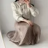 Koreansk broderad beading cardigan tröja kvinnor våren hög kvalitet o-nacke single-breasted elegant jumpers toppar femme 210513