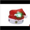 Décorations De Bande Dessinée Avec Lumière Led Père Noël Deer Snow Designs Chapeau De Noël Fournitures De Vacances Pour Enfants Et Adultes P0Lsy L27Ot